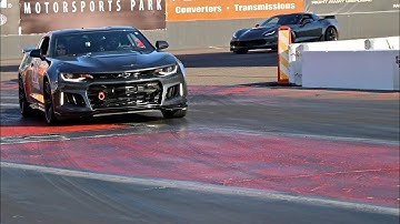 Showing a Corvette Z06 what a Camaro ZL1 can do at Sonoma Raceway