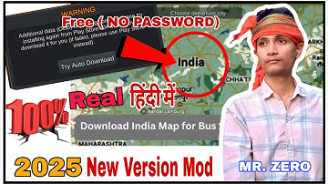 Indian Map Mod Download For Bus Simulator Indonesia | Mr Zero Indian |