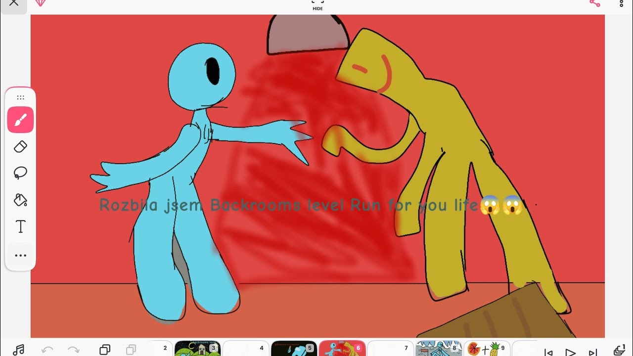 Hraju backrooms hru Noclip (Rozbila jsem level Run for you life😱) 