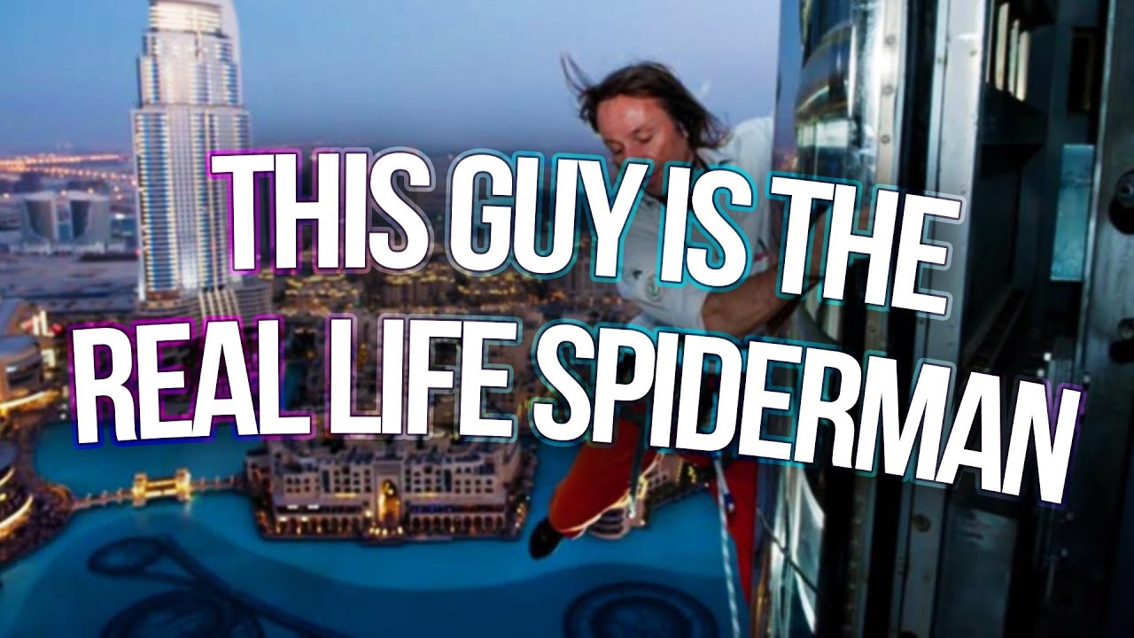 this guy is the real life spiderman