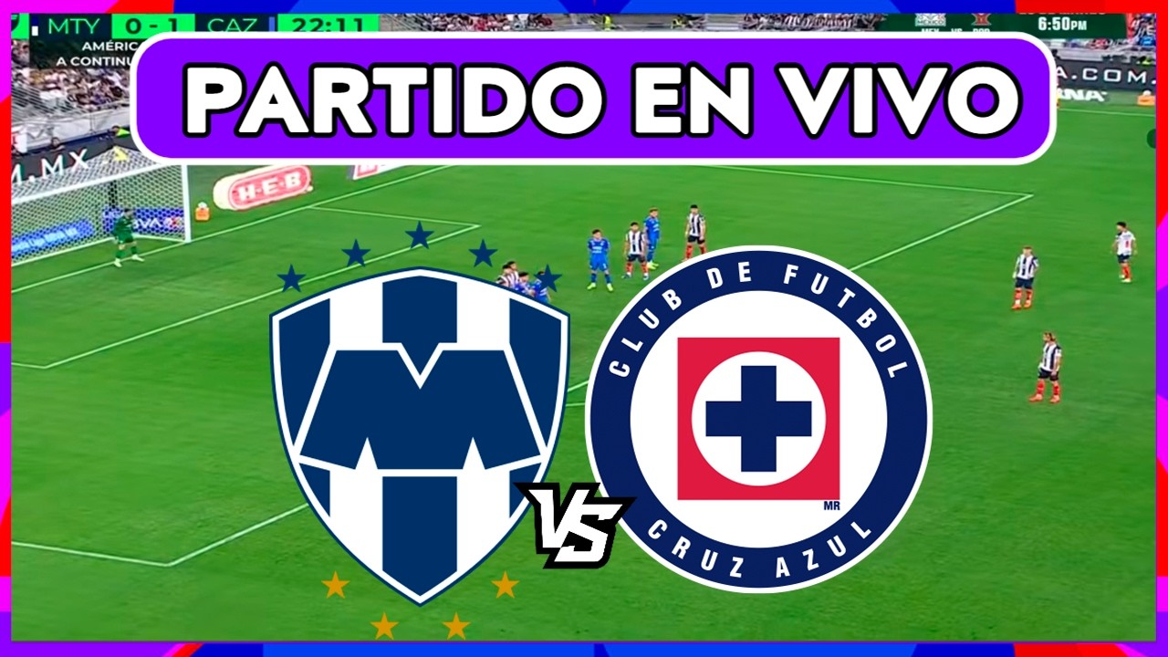 🔴 MONTERREY VS CRUZ AZUL EN VIVO ⚽ LIGA DE CAMPEONES CONCACAF 2026 OCTAVOS DE FINAL 🏆 ZONA FUT
