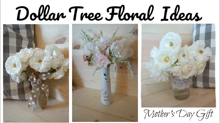 DIY Dollar Tree Floral Ideas | Mother's Day Gifts | Momma From Scratch