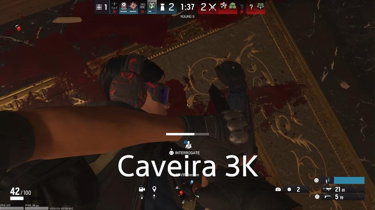 R6 with Fistilas Kafe Dostoyevski Unranked Caveira 3K Interrogation ...