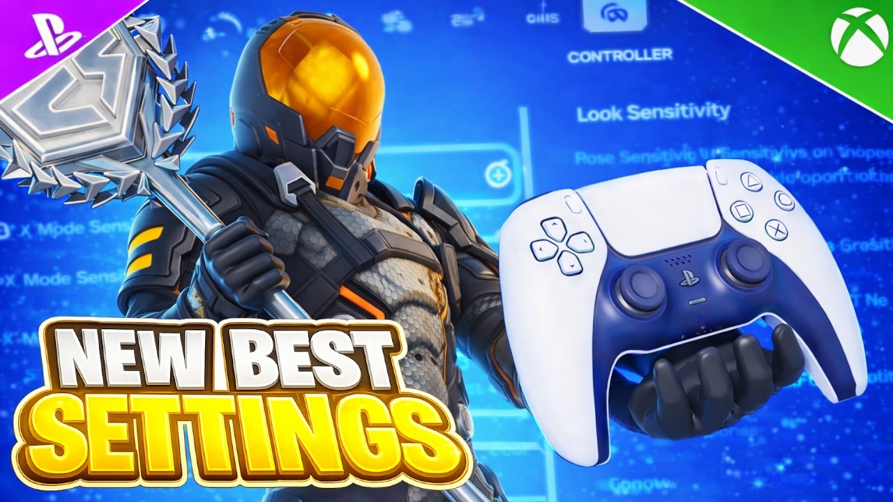 NEW Best Controller SETTINGS + Sensitivity in Fortnite Chapter 7 (Fortnite Tutorial)