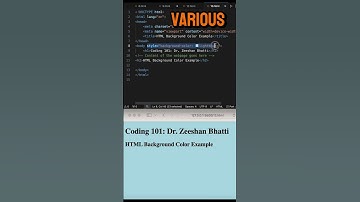 HTML Quiz 13: What is the correct HTML for adding a background color to a webpage? #html #htmlcoding
