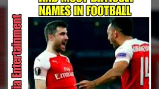 Top ten longest and most difficult names in football