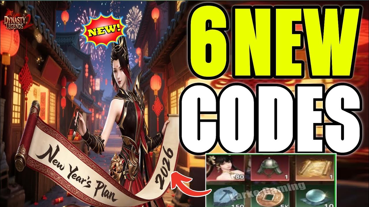 🔥*NEW🔥Dynasty Legends 2 New Gift Codes 2026 | Dynasty Legends 2 Codes - How To Redeem Code