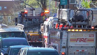 FDNY Engine 273 Spare & Ladder 129 Spare  responding to a auto accident by JeffKnight109 246 views 3 days ago 52 seconds