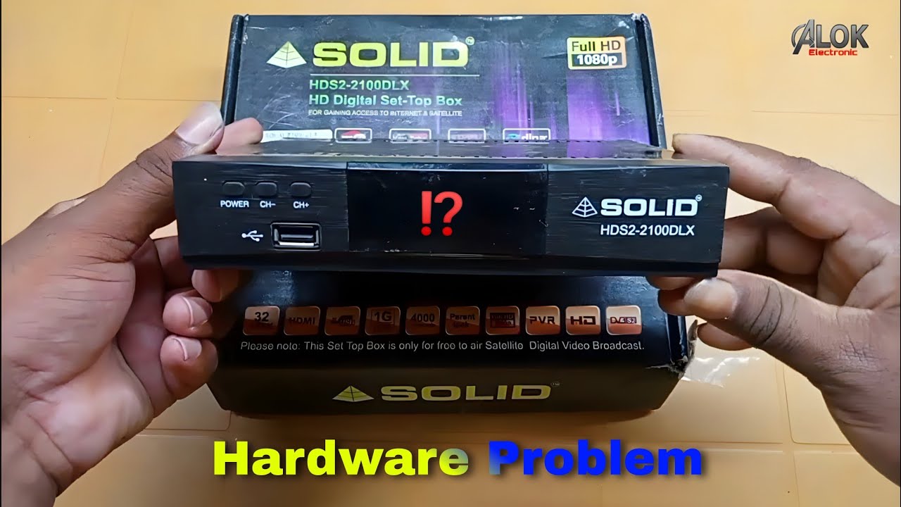Solid 2100 DLX Hardware Problem fixed No signal Problem YouTube