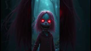 Masha And The Bear In Horror Style.