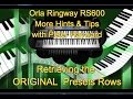Orla rs600 retrieving original presets rows