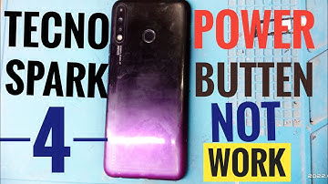 Tecno spark 4 power Button not working || Tecno Kc2 power button 2022