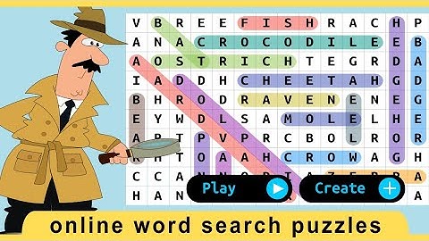 Word Search Puzzle Game Levels 1 - 10