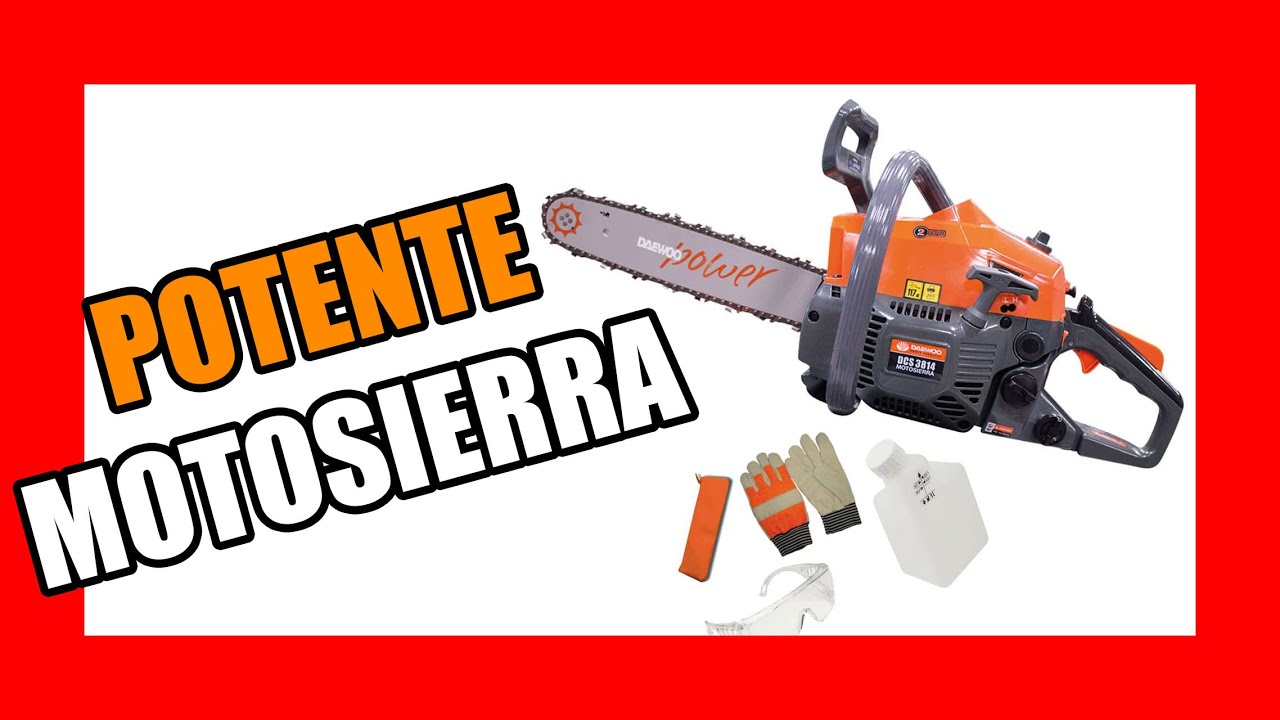 Motosierra a Explosión Daewoo DCS5220 52cc 2.1kw 2T Nafta Gasolina