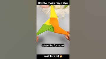 Ninja star that will blow your mind | vidnama | #shorts