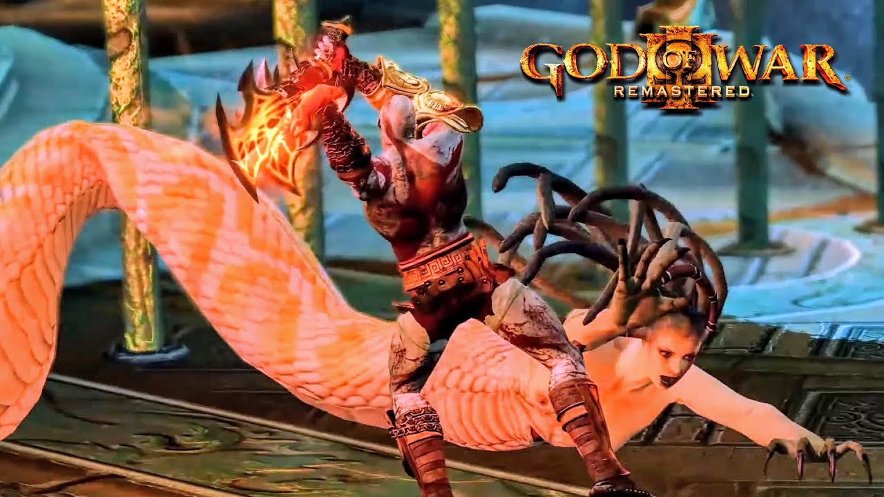 God Of War 3 Remastered Trophäen Kratos Kills All Medusa Scenes - God of War 3 Remastered - YouTube