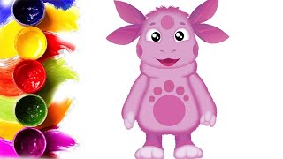 Лунтик. Раскраска Лунтика.bolalar Uchun Rasm Chizish.drawing