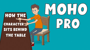 How the character sits behind the table - MOHO PRO - ANIME STUDIO