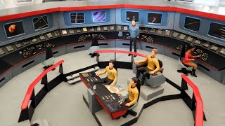 Star Trek  TOS Enterprise Bridge with Light, Sound and real Screen