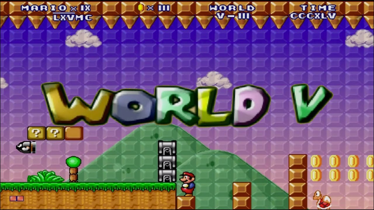 Mario Forever Roman Worlds | World V - WALKTHROUGH