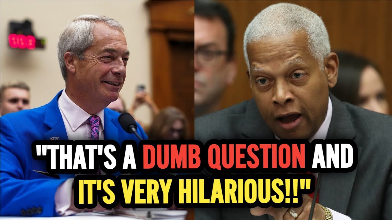 Congress ERUPTS In Laughter As Nigel Farage HILARIOUSLY Makes Democrat Hank Johnson Look FOOLISH..!
