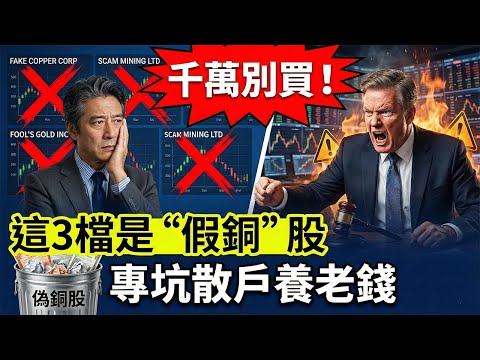 【銅價狂飆】散戶快逃!這幾只“偽銅股”正在收割你的養老金?#usa #china #copper