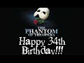 Happy 34th birt.ay to broadways  thephantomoftheopera phantombway phantomopera