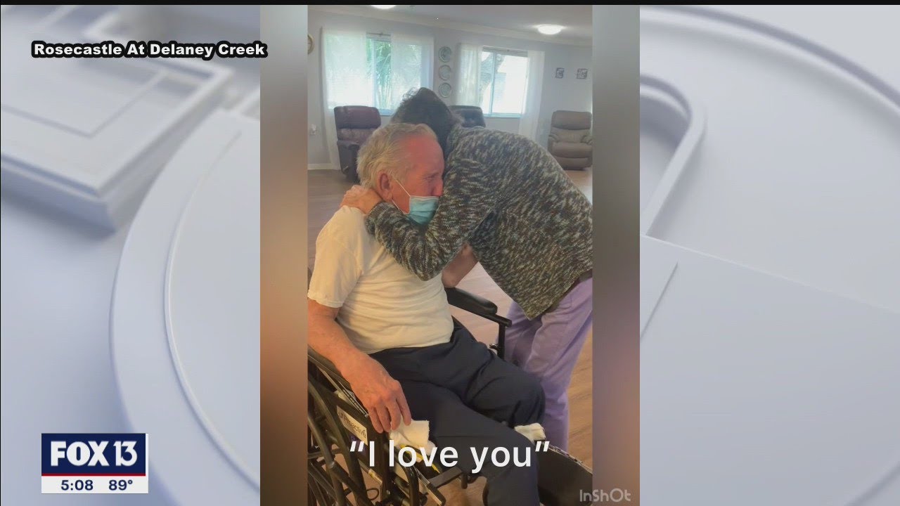 Married for 60 years, couple's seven-month COVID separation ends with tearful reunion