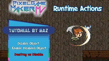 Runtime Action - Disable Object / Enable Disabled Object & Compare Destroy - Pixel Game Maker MV