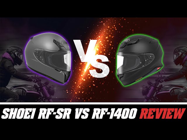 shoei nxr vs rf 1400 Shoei RF-SR vs RF-1400 Helmet Review at SpeedAddicts.com