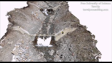 Gadria debris flow channel - SfM using extendable pole