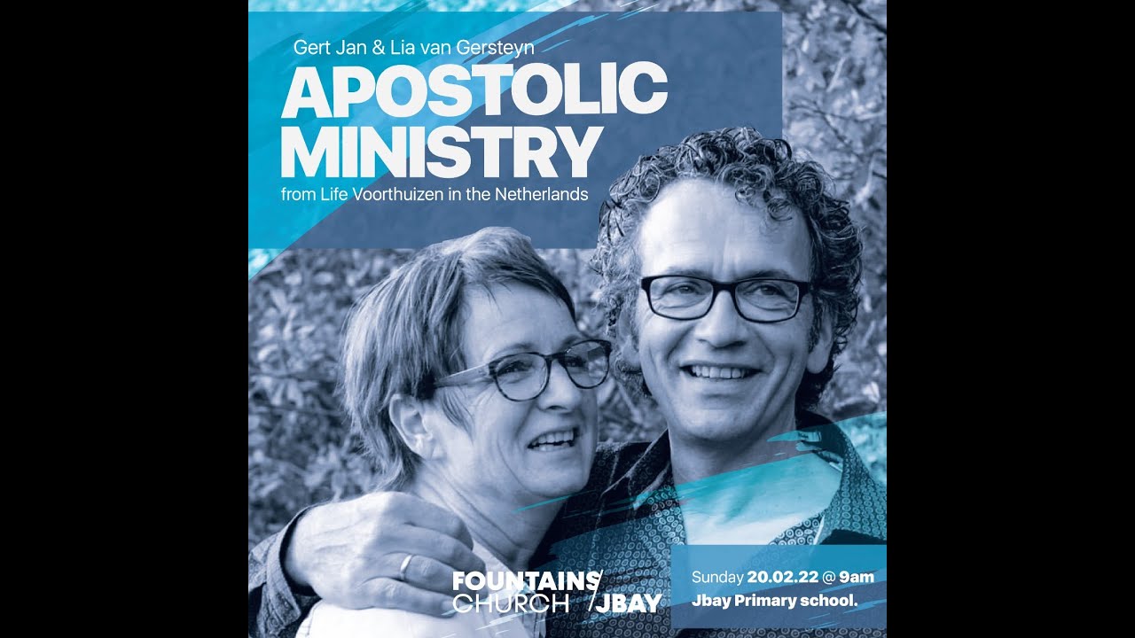 Apostolic input from Gert Jan Van Geresteyn