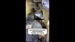 Mexican authorities uncover cross-border tunnel in Tijuana likely used for drug, weapons trafficking