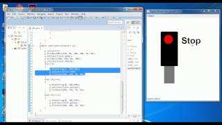 28 TRAFFIC SIGNAL USING THREAD AND APPLET BY SUDHAKAR
