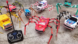 Upgrade RC Lightning McQueen Eater, Tayo Bus Eater, Ambulance Eater, School Bus Eater, Cars Eater