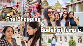 Shopping in Bangkok | Visiting Buddhist Temple | Ishaani Krishna.