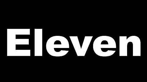 How to Pronounce ELEVEN (American English)