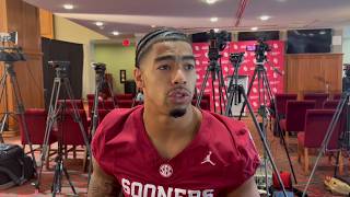 Isaiah Sategna on OU football's receiver room, John Mateer's toughness