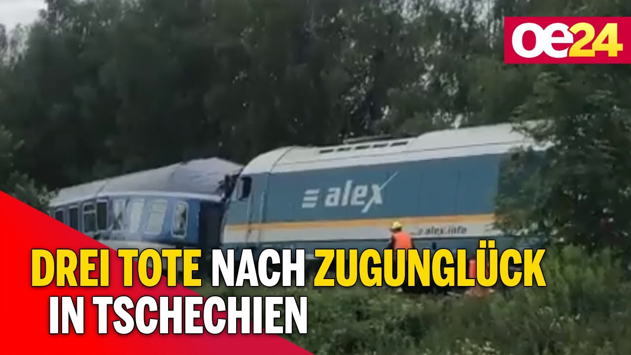 Drei Tote nach Zugunglück in Tschechien