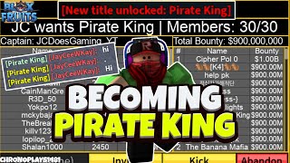 I Became The Pirate King! Reached Level 700 & Unlocked all Islands! Roblox  Blox Fruits 