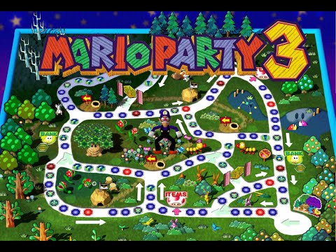Mario Party 3 50 Turns Woody Woods Waluigi 