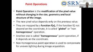 Basics of Digital Image Processing and Point Operations