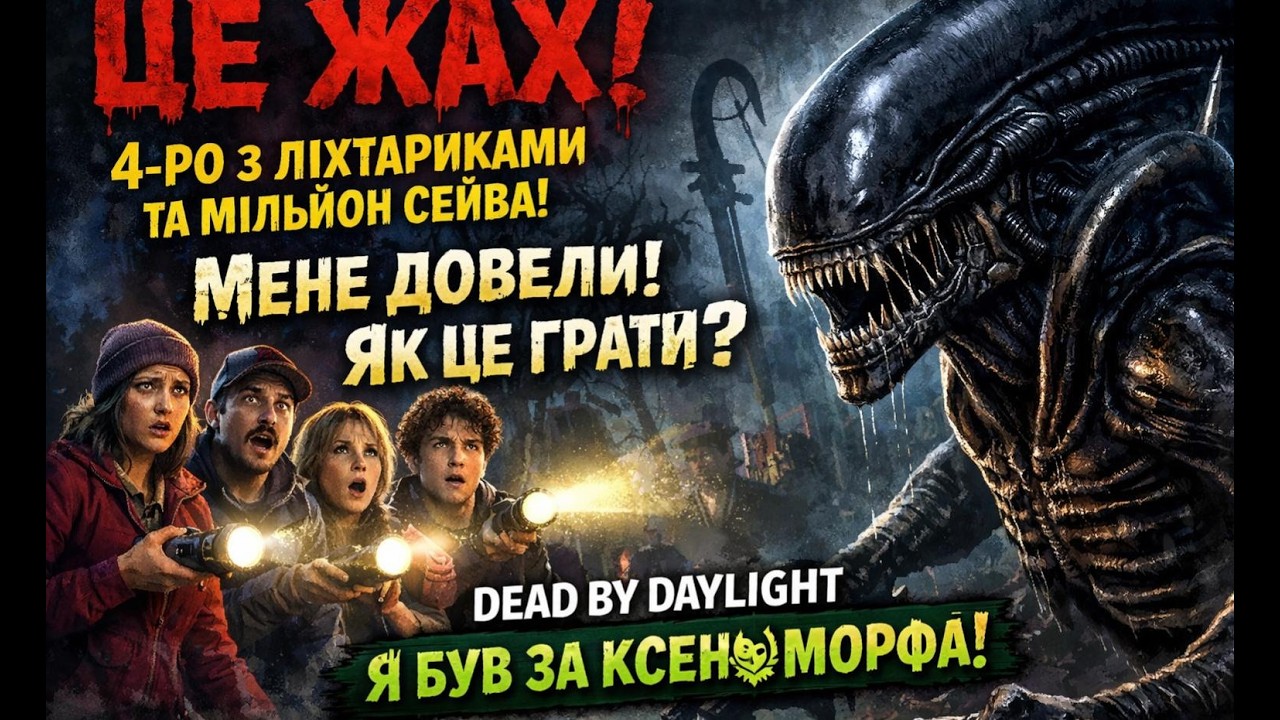 Це жах 4-ро з ліхтариками та мільйон сейва, Мене довели ! Як це грати ? #deadbydaylight #українською