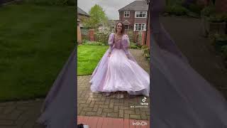 Part 2 I Do Not Have A Mermaid Tale Dress So I Used My Rapunzel Dress