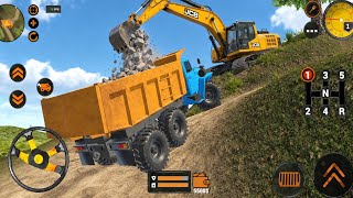 Backhoe Loader JCB Simulator Gameplay - Indian Vehicles Truck JCB Driving - Android Gameplay screenshot 5