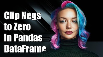 How to Clip Negative Values to Zero in a Pandas DataFrame Column