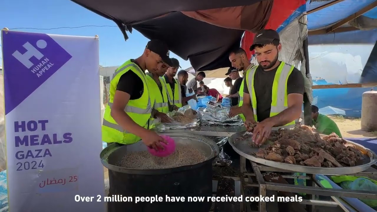 Delivering aid every day in Gaza