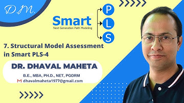 7. Structural Model Assessment in SmartPLS-4 || Dr. Dhaval Maheta