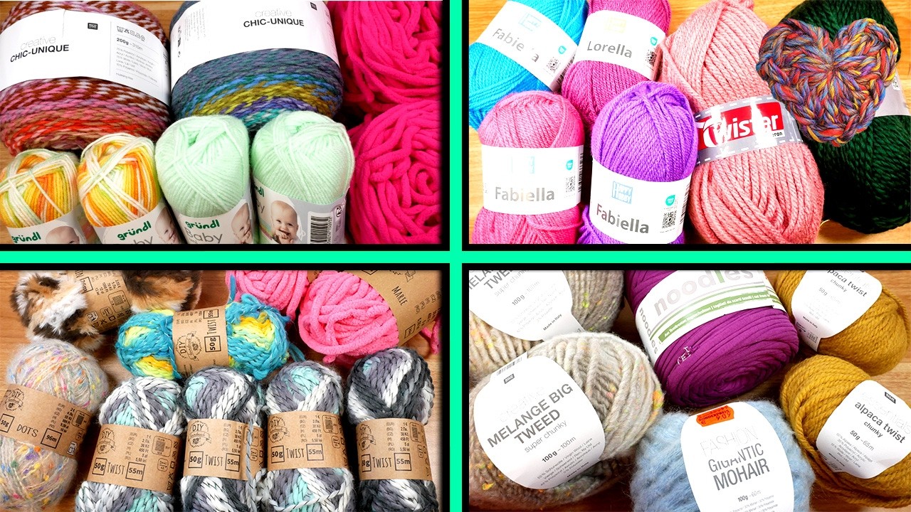 4 x Hauls | Neue Wolle & Schnäppchen zum Jahresanfang | Wolle im Test