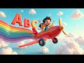 Alphabet Airplane Adventure ✈️ | ABC Song for Kids (A–Z)
